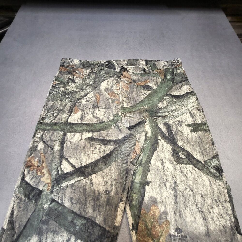 Wrangler Jeans Men's 40x30 Camouflage Pro Gear Mossy Oak Tree Stand Camo - Picture 2 of 9